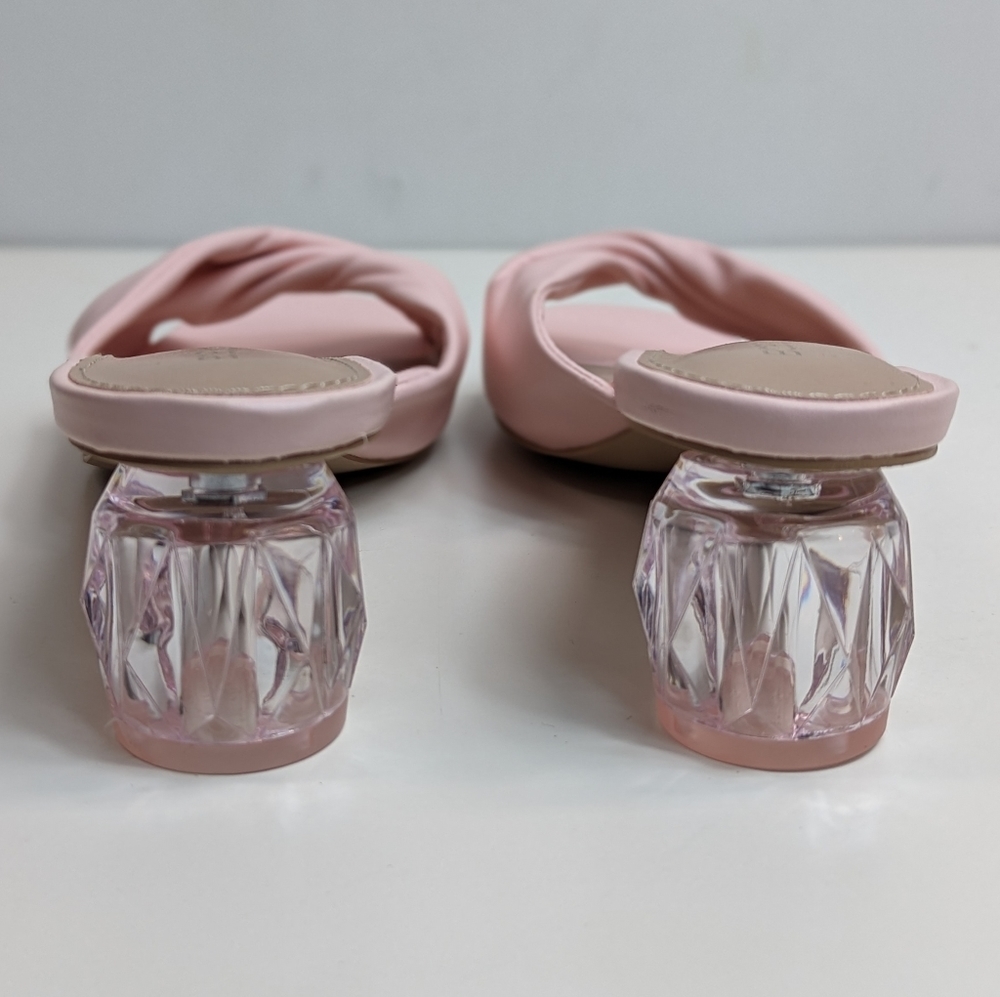 New BCBGeneration Womens Mebba Faux Leather Slip On Slide Sandals Size 5.5 - Picture 3 of 7